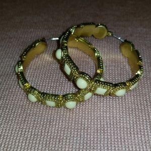 Lia Sophia Hoop Earrings
